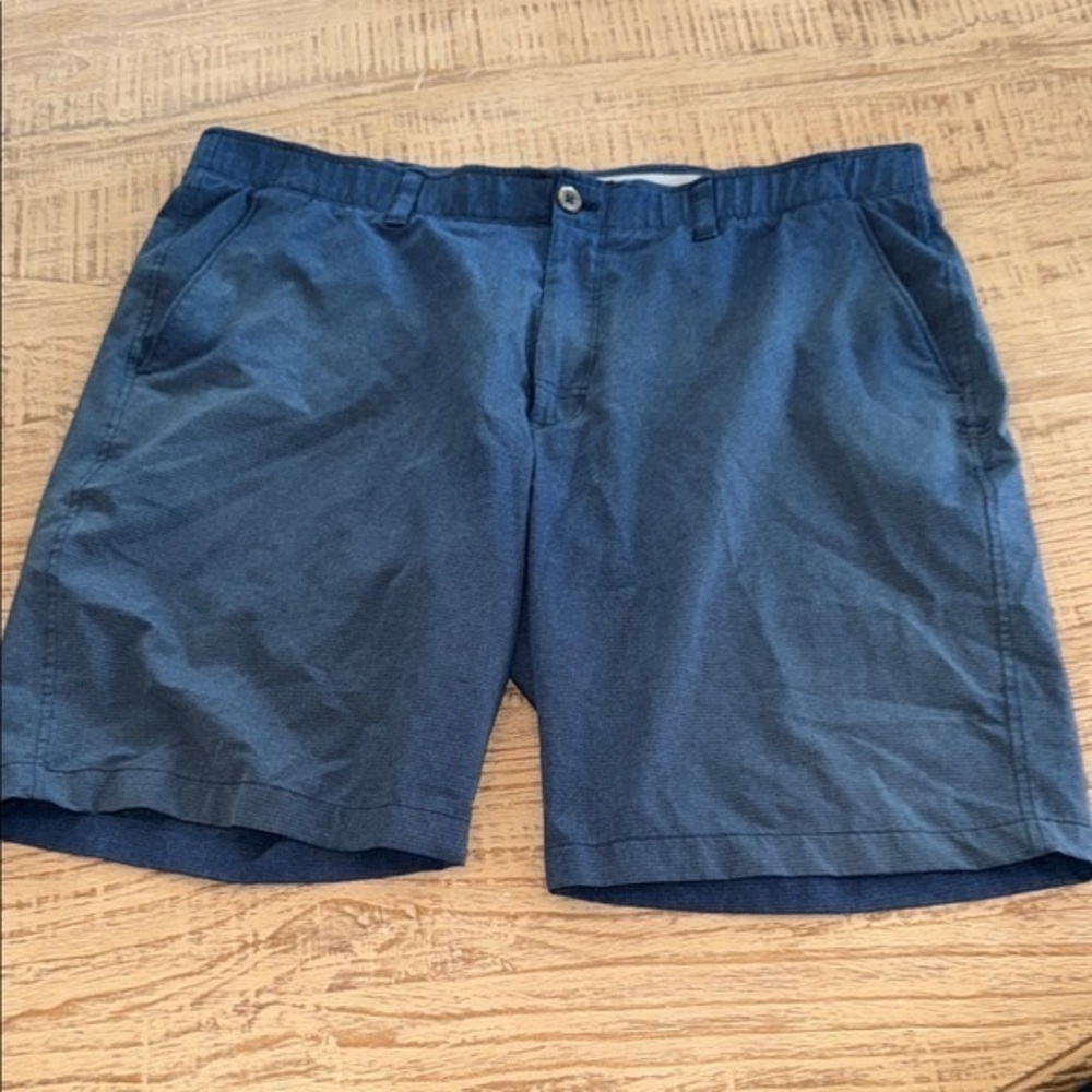 Under Armour Blue Flat Front Shorts
